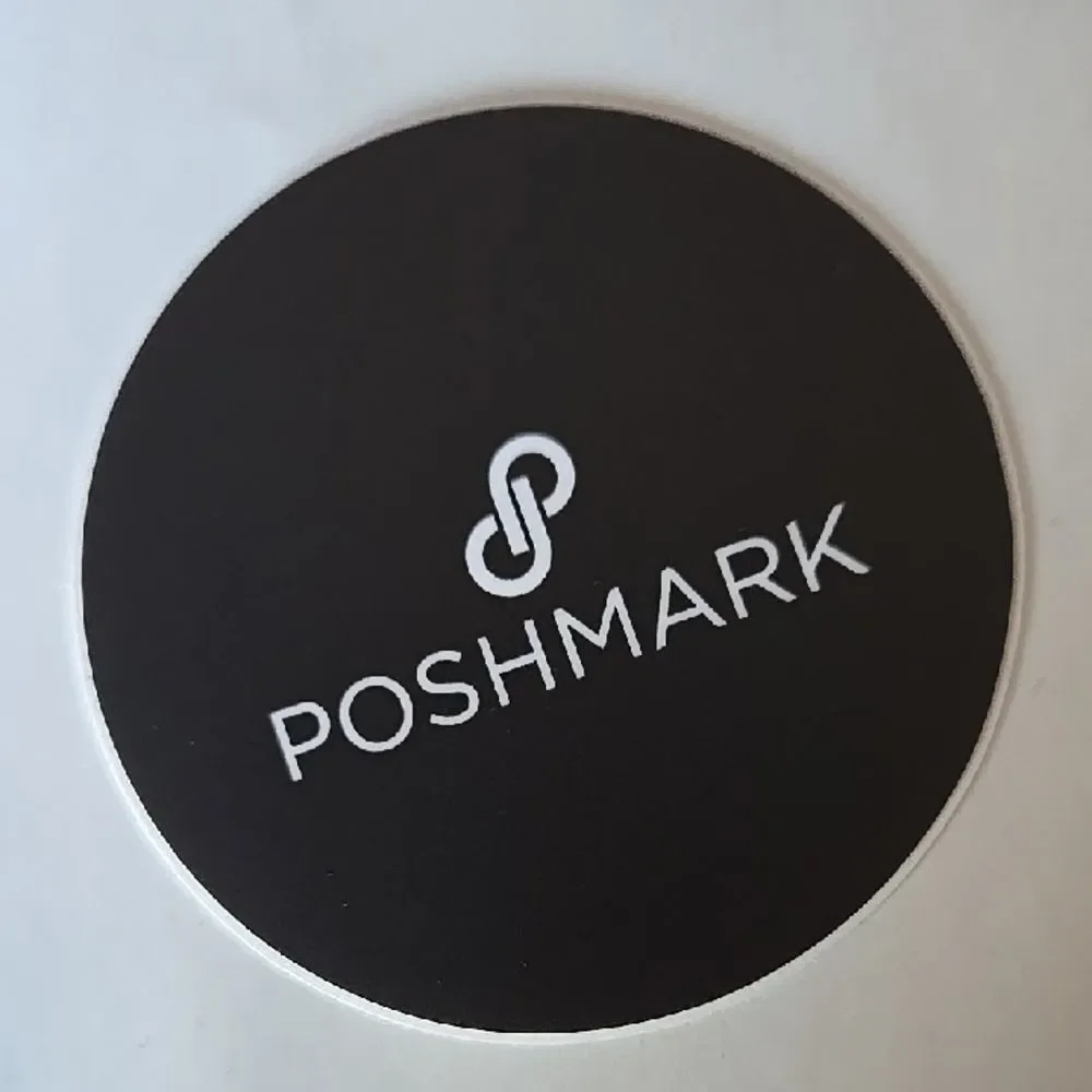 Poshmark Logo Sticker Poshmark logo spellout sticker positively posh office sell